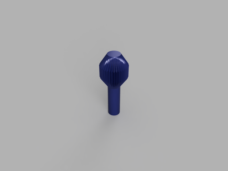 A render of a replacement table lamp switch