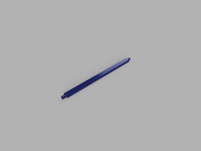 A render of a replacement handle for a skimmer basket